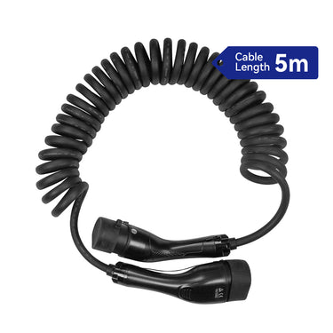 BOULT 22kW Spiral Ladekabel 5m. - Type 2